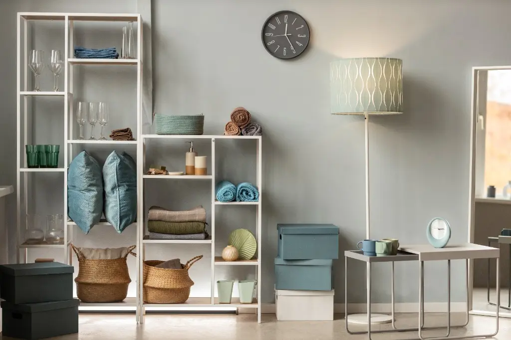 Clean and organised living space after professional hoarder clearance